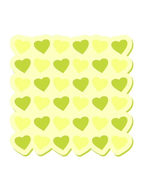 Changing color animation of hearts repeat pattern sticker Stock Footage 324262664