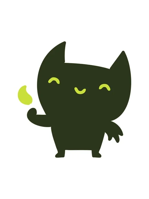 Changing color animation of little devil Stock Footage 324079500