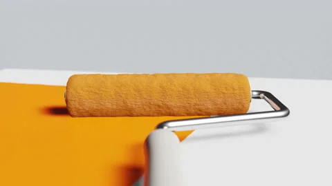 Changing the color of the white surface to black. Video stock 166142631