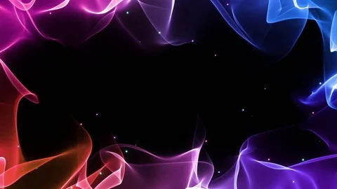 Changing ColorsMagical Colorful Frame Border Background Multicolor  Stock Footage 72177749