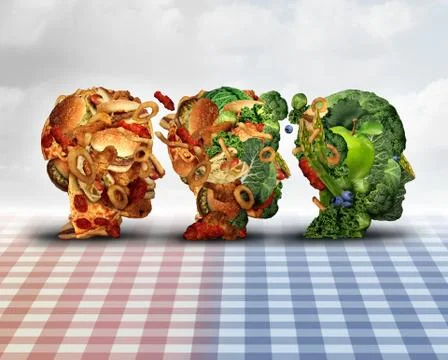 Changing Diet Ilustración de archivo
