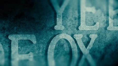 Changing the different alphabet letters Stock Footage 81273143