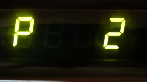 Changing digital numbers Stock Footage 45319108