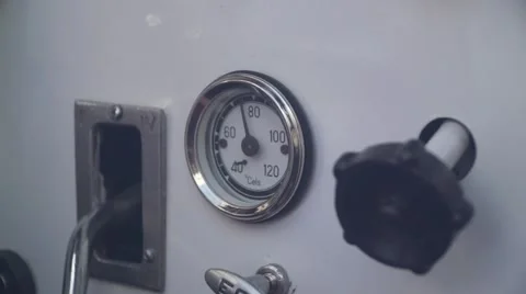 Changing gear, old car Stock Footage 55040120