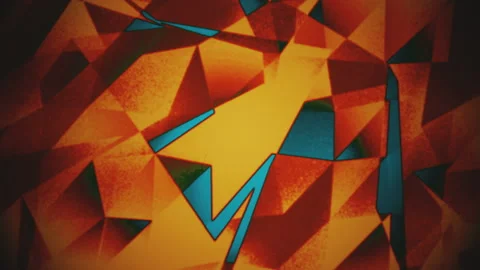 Changing Geometrical Graphics Shapes Colored Figures Flat Motion Animation Stock Footage 118863690