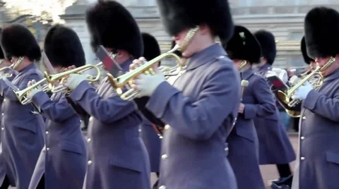 Changing of the Guard, Buckingham Palace Stock Footage 46222590