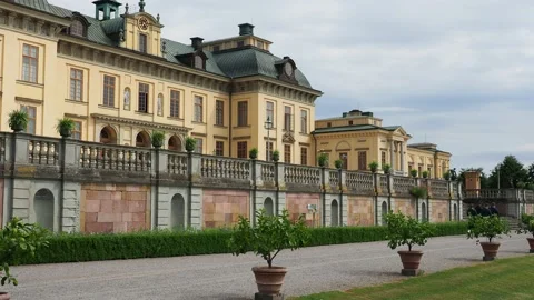 Changing of the Guard in front of the Drottningholm Palace, Stockholm, Sweden Stock Footage 170651910