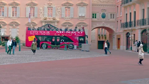 Changing of the guard  front of the Prince’s Palace of Monaco, Stock Footage 329450562