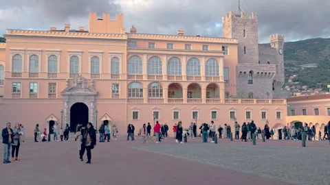 Changing of the guard  front of the Prince’s Palace of Monaco, Stock Footage 329450587