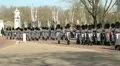 Changing of the guards. Two shots. Wide. HD Footage