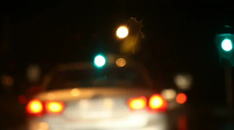 Changing lanes behind another car Stock Footage 679307