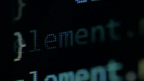 Changing letters of a code, close up. Stock Footage 93016859