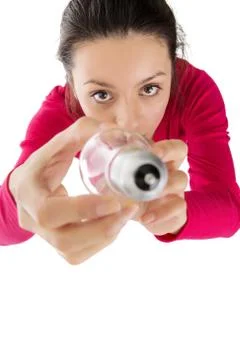 Changing a light bulb Stock Photos