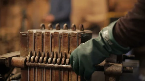 Changing Maple Syrup Filters Stock Footage 5503885