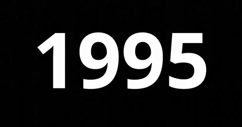 Changing moving years in number for past or future concept Stock Footage 219861161