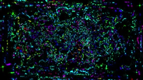 Changing multiple color distorted glass pattern texture background Video stock 240324187