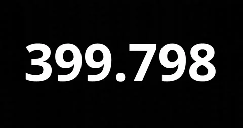 Changing number with decimal point for scientic or economic concept. Stock Footage 220247051