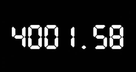 Changing number with decimal point for scientic or economic concept. Video stock 287817891