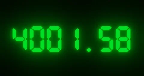 Changing number with decimal point for scientic or economic concept. Video stock 287817932