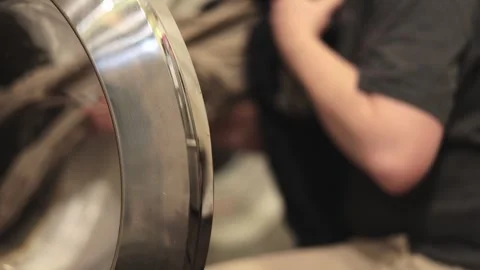 Changing out laundry Stock Footage 326555835