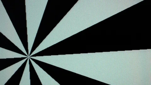 Changing pattern on LCD screen . Ultra slow motion hispeed 1000fps Video stock 93190671