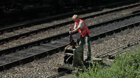 Changing the points Stock Footage 5088361