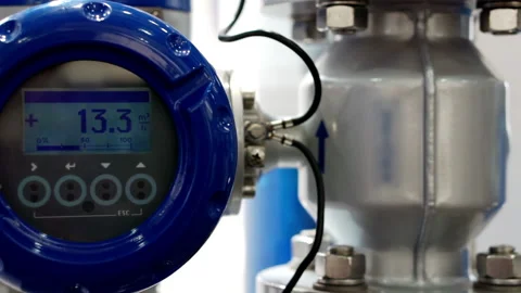 Changing the readings of the air flow meter sensor. Stock-Footage 161253296