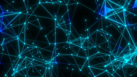The changing relationship.Abstract background of technology network. Animation Stock Footage 101354382