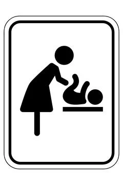 Changing room sign - vector design Stock Illustration