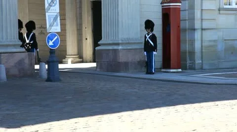 Changing the royal guards Video stock 10931125