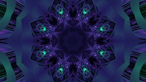 Changing shape of colorful abstract 3d illustration Stock Footage 160539146