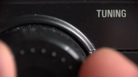 Changing Stations. Band Regulator. Macro. Stock Footage 61673170