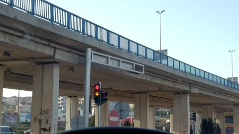 Changing of the Traffic light - slow motion Video stock 103102453