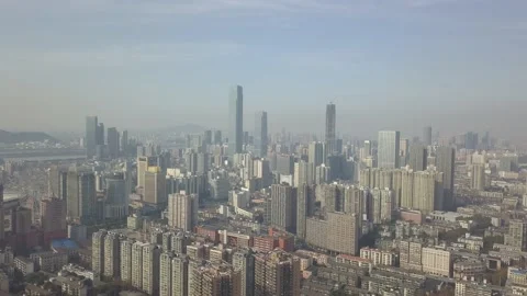 Changsha aerial shot Video stock 154837533