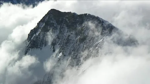 Changtse from Mount Everest Stock Footage 22220447