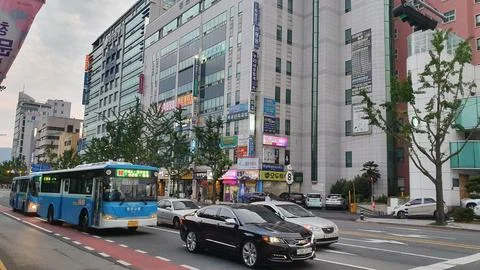 Changwon traffic Stock Photos