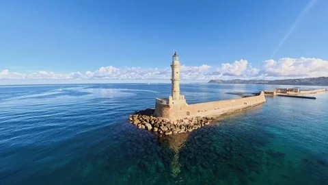 Chania Old Harbour Stock Footage 327451150