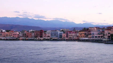 Chania quay Stock Footage 32410039