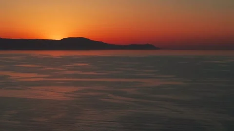 Chania town by night, Lighthouse, Drone shot, Crete, Greece, Aerial view of Chan Stock Footage 308258949