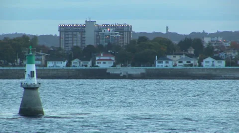Channel Marker In Victoria Stock Footage 33604593
