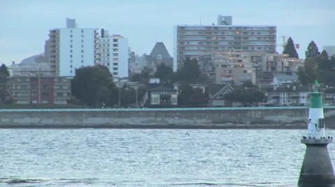 Channel Marker In Victoria Video stock 33604602