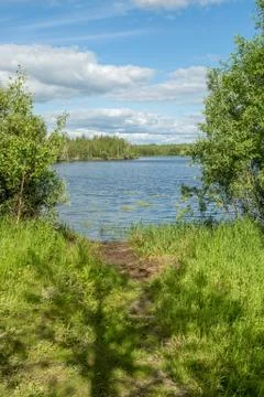 On the channel 写真素材