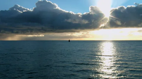 The Channel Sunset 1 Stock Footage 57481385