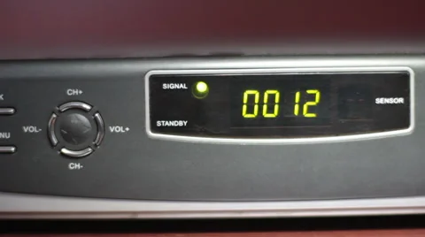 Channel Switching On The Tuner 2 Stock-Footage 47032117
