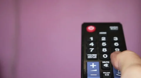 Channel Switching TV 1 Stock Footage 43383144