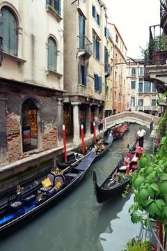 Channel of Venice 写真素材