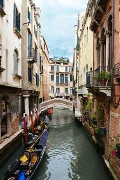 Channel of Venice Stock Photos