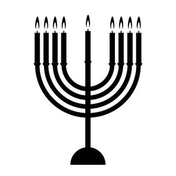 Chanukah icon Stock Illustration