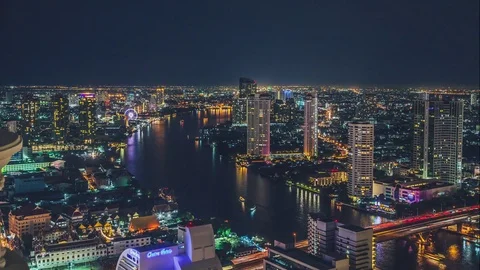 Chao Phraya river bangkok Vidéo 75745461