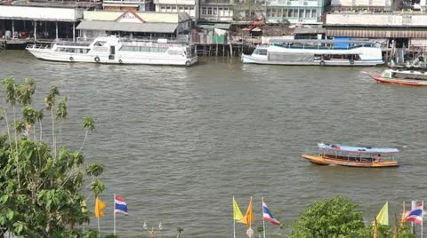 Chao phraya river 스톡 동영상 12139287